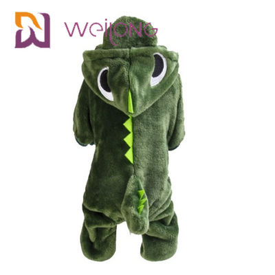 Pyjamas Cat Warm Dog Clothes Hoodie de Coral Velvet Crocodile Small Dog