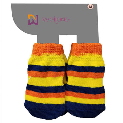 Le chat/chiens barrent le coton adapté aux besoins du client Paw Protector For Walking de chaussettes d'animal familier de vacances