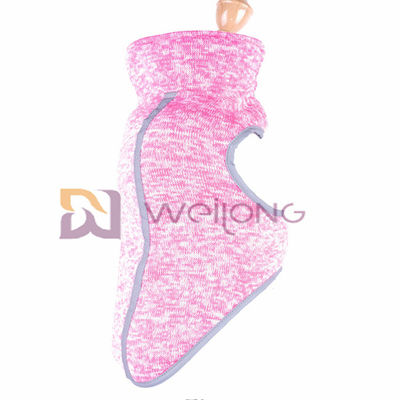 Velcro ouvrant la veste rose Heather Dog Sweatshirt de manteau d'animal familier d'ouatine