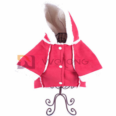 Chaud imitez le Hoodie en cuir d'Autumn Raw Edge Cute Pet d'habillement d'animal familier