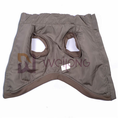 Veste argentée d'animal familier d'ouatine de Berber de tirette de bonne élasticité 2*2 RIB Low Body Dog Jackets pour l'hiver