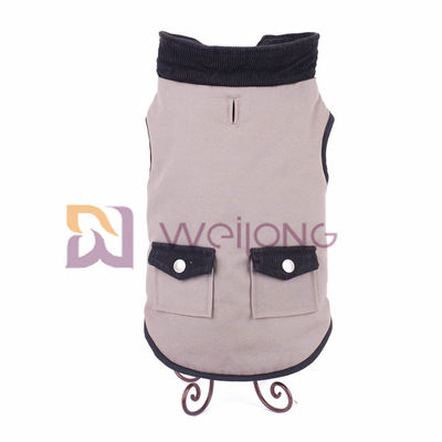 Véritable poche 100% argentée de bouton de coton de toile de chien de plaid classieux de veste XS S M L XL