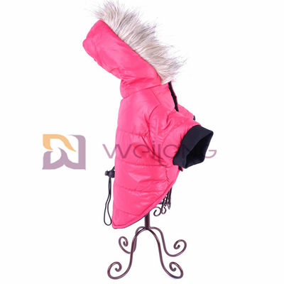 L'ouate casse le survêtement s'ouvrant remplissant de chien de Hood Pet Clothing Hoodie Polyester de fourrure