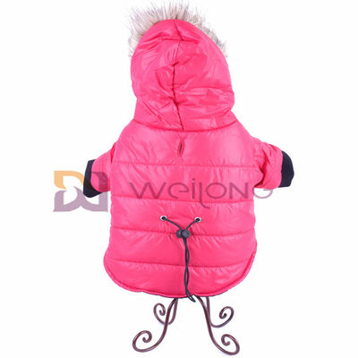 L'ouate casse le survêtement s'ouvrant remplissant de chien de Hood Pet Clothing Hoodie Polyester de fourrure