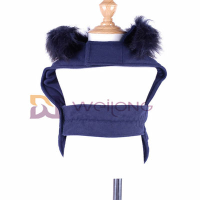 La petite grande veste d'ouatine de chien de peluche de laine détachable de collier enduit pour l'hiver BSCI