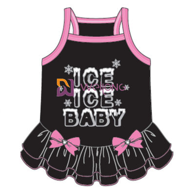 Robes de chien de princesse Vest Sundress Luxury de Bowknot/vêtements chien de fantaisie
