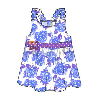 Copie de Digital Hawaï Rose Customized Strap Dog Dress pour l'animal familier