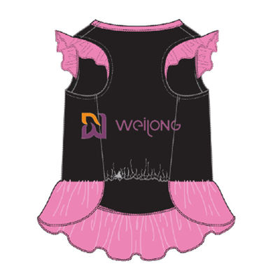Personnalisation BSCI de robe d'animal familier de jupe de couronne d'impression de scintillement/jupe animal familier de WMT
