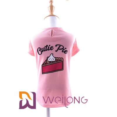 T-shirts personnalisables de ressort/été pour le débardeur 180G de coton de chiens
