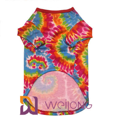 T-shirts de sourire de chien de visage de polyester d'impression de Digital pour de grands chiens respirables