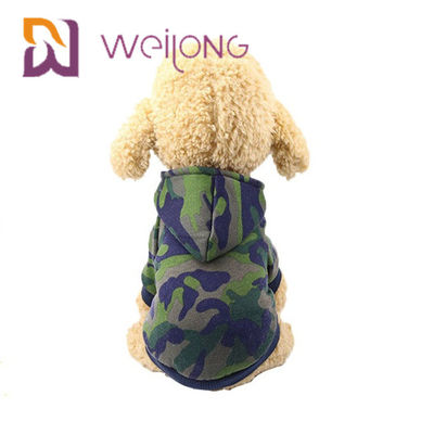 Le T-shirt d'ANIMAL FAMILIER a adapté le Hoodie/pull molletonné aux besoins du client de chien de camouflage d'impression de Digital