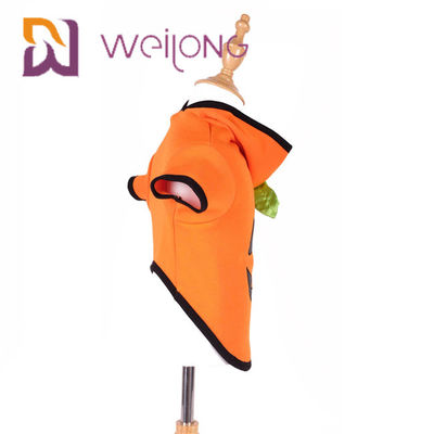 Hoodie Cat Dog Clothes de chien d'Autumn Embroidery Face Halloween Pumpkin