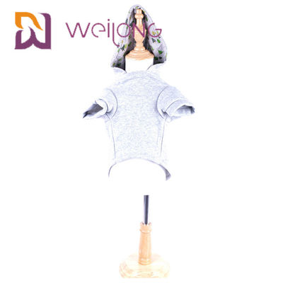 Pull molletonné gainé court d'E Cat Dog Fleece Hoodie Cotton