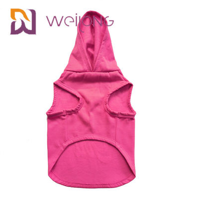 Le Hoodie en caoutchouc coloré d'animal familier d'anniversaire d'impression a adapté le Hoodie aux besoins du client rose de chien