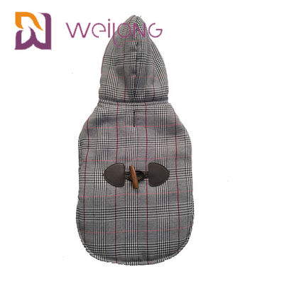 L'hiver fait sur commande de Hoodies de chien de tricot balayé par pied-de-poule gardent le Hoodie chaud de chiot de BSCI