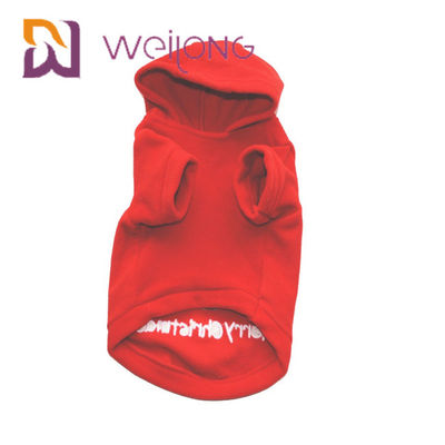 Brodez le HOODIE d'animal familier de laine polaire pour le Hoodie d'ouatine de chien de Noël