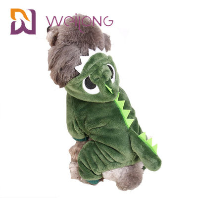 Pyjamas Cat Warm Dog Clothes Hoodie de Coral Velvet Crocodile Small Dog