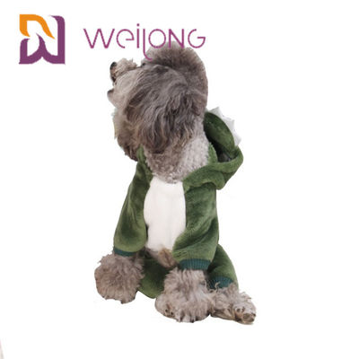 Pyjamas Cat Warm Dog Clothes Hoodie de Coral Velvet Crocodile Small Dog