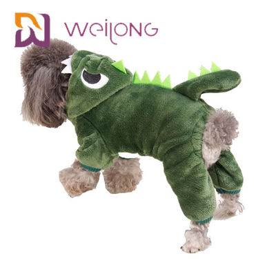 Pyjamas Cat Warm Dog Clothes Hoodie de Coral Velvet Crocodile Small Dog