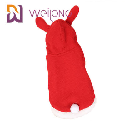 Laine polaire 100% de Hoodie d'animal familier de Pâques Bunny Costume Halloween Cosplay Rabbit pour Cat Dog