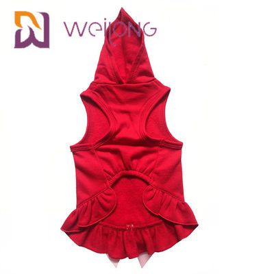 L'arc de satin a imprimé le Hoodie rouge de Noël de cerfs communs de chien de manteau d'or d'hiver pour des chats de chiens