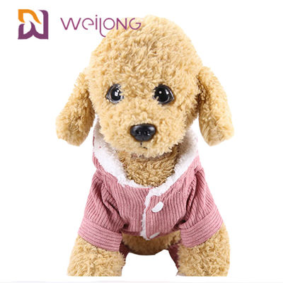 Le poly chien de pyjama d'animal familier de velours côtelé de BSCI 100% vêtx l'automne et l'hiver