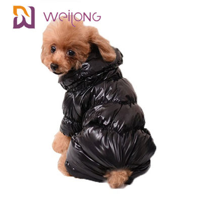 Pyjamas imperméables colorés de chien de tissu de perle pour de petits chiens de grands chiens