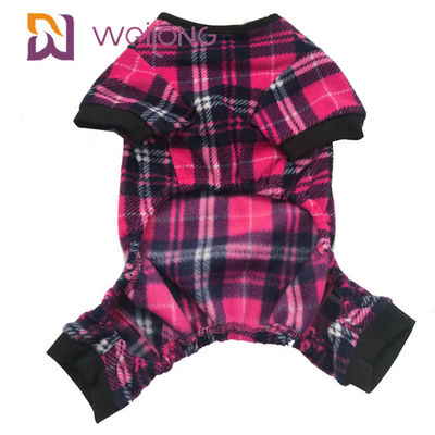 Arc personnalisable de poly d'ouatine pyjamas chauds de chien pour l'automne et l'hiver
