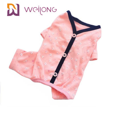 Doublure de débardeur de coton de pyjama de ressort/d'animal familier de cardigan de modèle personnalisation d'été