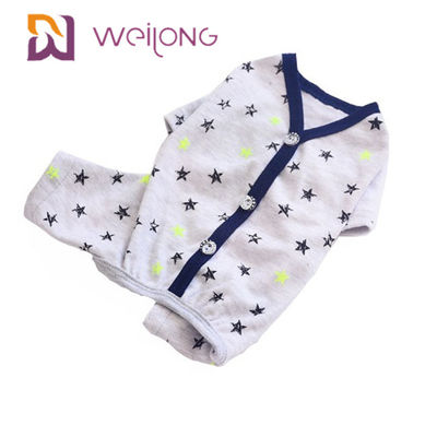 Doublure de débardeur de coton de pyjama de ressort/d'animal familier de cardigan de modèle personnalisation d'été