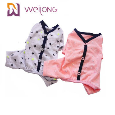 Doublure de débardeur de coton de pyjama de ressort/d'animal familier de cardigan de modèle personnalisation d'été