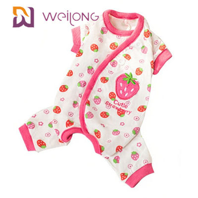 Pyjamas Onesie BSCI/WMT/ISO9001 de chien de l'été XL de personnalisation d'impression de Digital