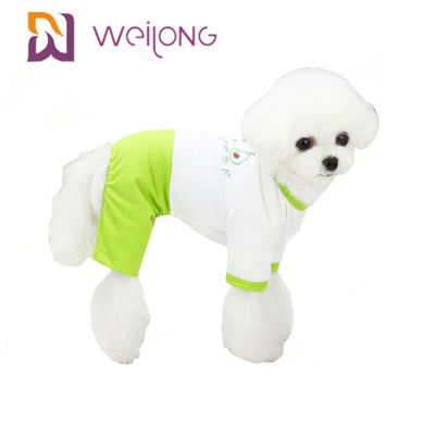 Poly pyjamas faits sur commande français de Terry Pet Pajama Summer Skirt pour le chat de chiens