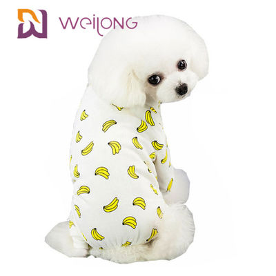 Plein T-shirt de Cat Pet Holiday Pajamas Printed de chien de personnalisation de Kweilong