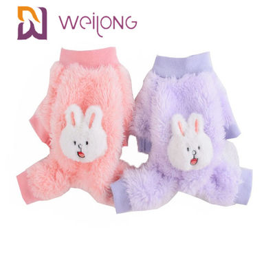 Pyjamas mignons respirables de chien de Cat Pet Pajama Poly Soft Sherpa de chien