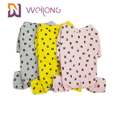 Ouatine Onesie de chien du pyjama BSCI d'animal familier de pull molletonné d'automne/hiver de personnalisation