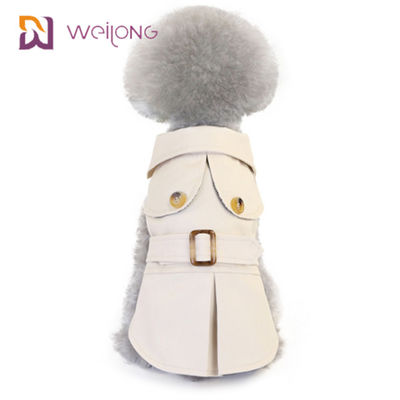 Anorak s'ouvrant d'animal familier de toile de Cat Winter Wear Plaid Cotton de la poussière de bouton pour des chiens