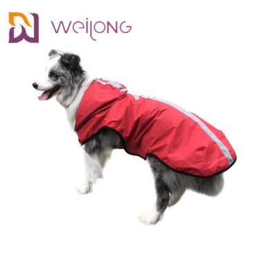 Veste réfléchie imperméable d'anorak de chien d'imperméable d'animal familier avec le capot