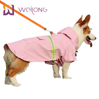 Veste réfléchie imperméable XS - taille de pluie de chien de veste d'anorak de chien de XL
