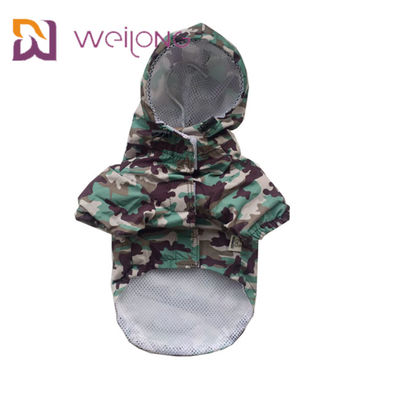 Salopette imperméable Mesh Lining de chien de camouflage d'ouverture de Velcro