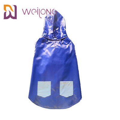 L'imperméable moyen de chien de véritable de poche ouverture de Velcro a adapté double aux besoins du client dégrossi