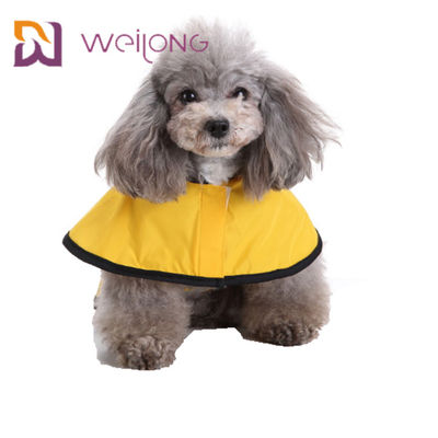Imperméable rayé réfléchi de chien jaune avec les vestes légères en cuir d'unité centrale de capot