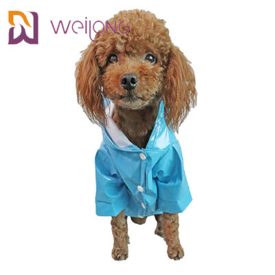 Veste protégeant du vent de pluie de chiot d'imperméable léger en cuir d'animal familier d'unité centrale