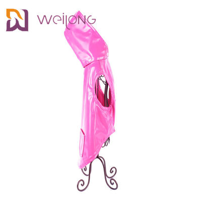 Imperméable imperméable léger en cuir adapté aux besoins du client de chien du manteau XL de chien d'unité centrale de rose