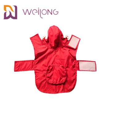 Sac Mesh Lining Xl Dog Raincoat d'imperméable d'animal familier d'ouverture de Velcro