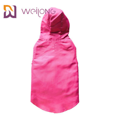 Grand manteau imperméable de chien avec Hood Customizable Velcro Opening