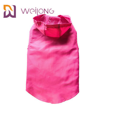 Grand manteau imperméable de chien avec Hood Customizable Velcro Opening