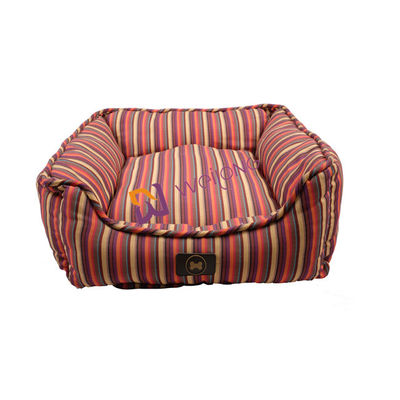 Le lit apaisant de place de rectangle de peluche pour de petits chats moyens de chiens lavables ont plaisir le sommeil