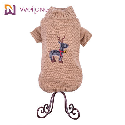 Courant ascendant de chandail de Hoodie de chien d'ouatine avec les pullovers de débardeurs de chien tricotés par chapeau