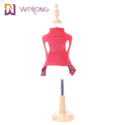 Habillement de pull molletonné de robe de chien de laine tricoté par chandail de chien de plaid teint par fil